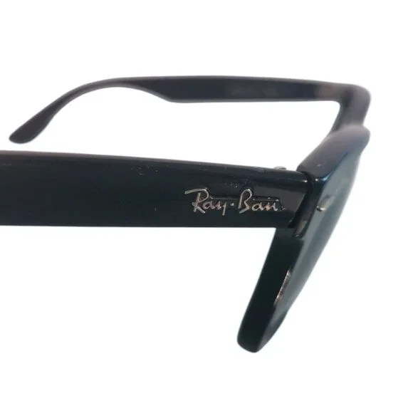 Ray Bans Black Wayfarer Sunglasses - Picture 3 of 11